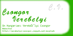 csongor verebelyi business card